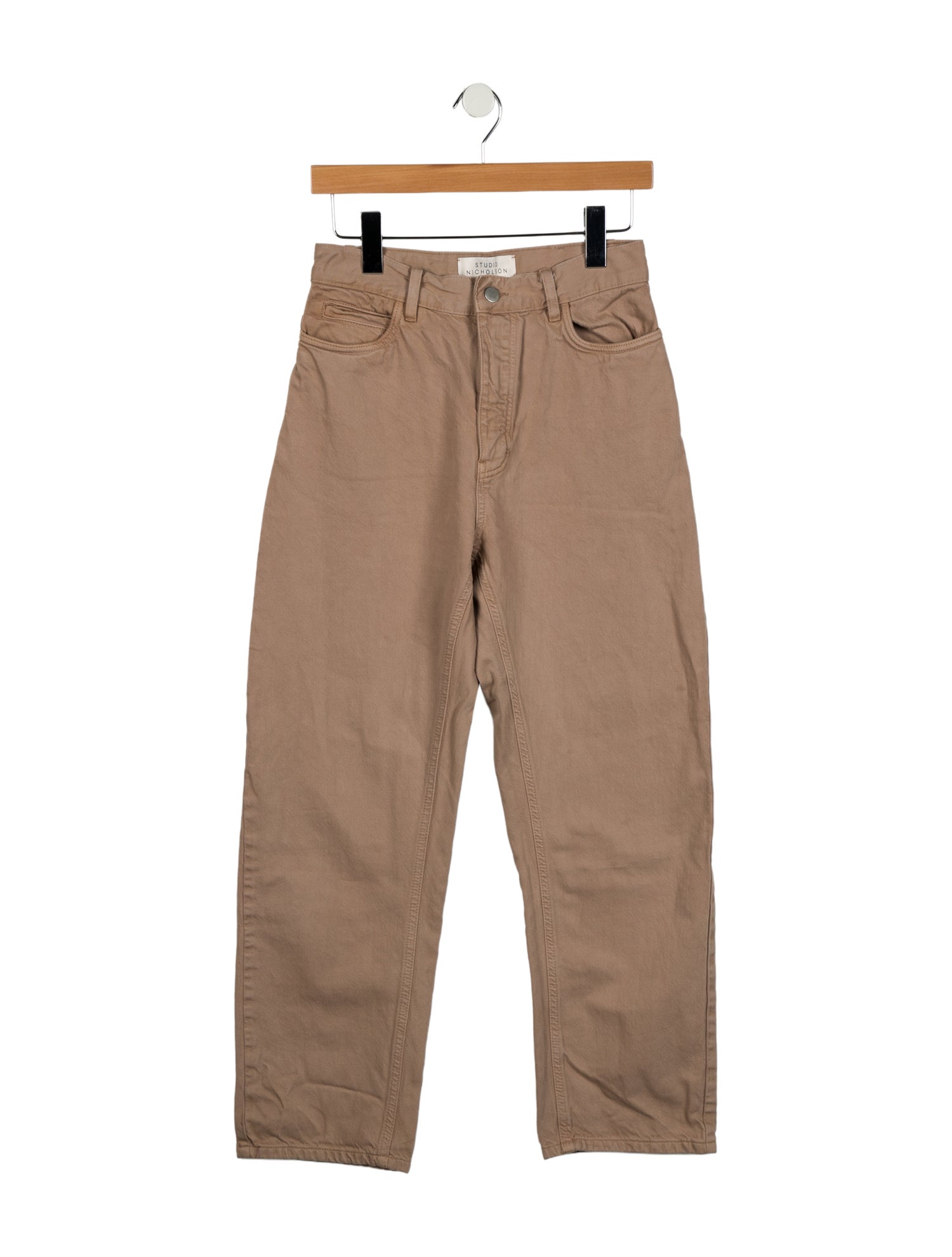 Studio Nicholson High-Rise Straight Leg Jeans