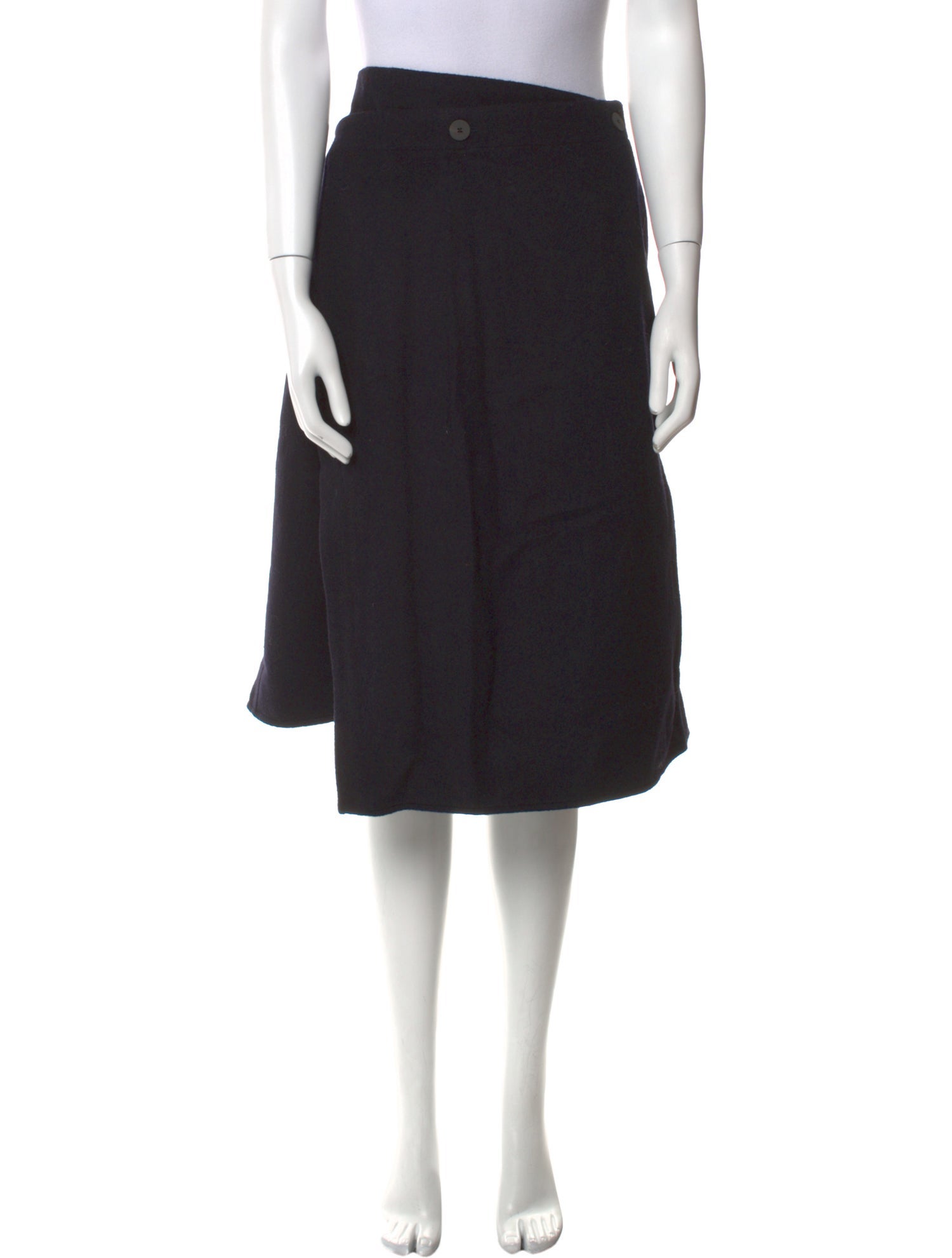 Studio Nicholson Wool Knee-Length Skirt