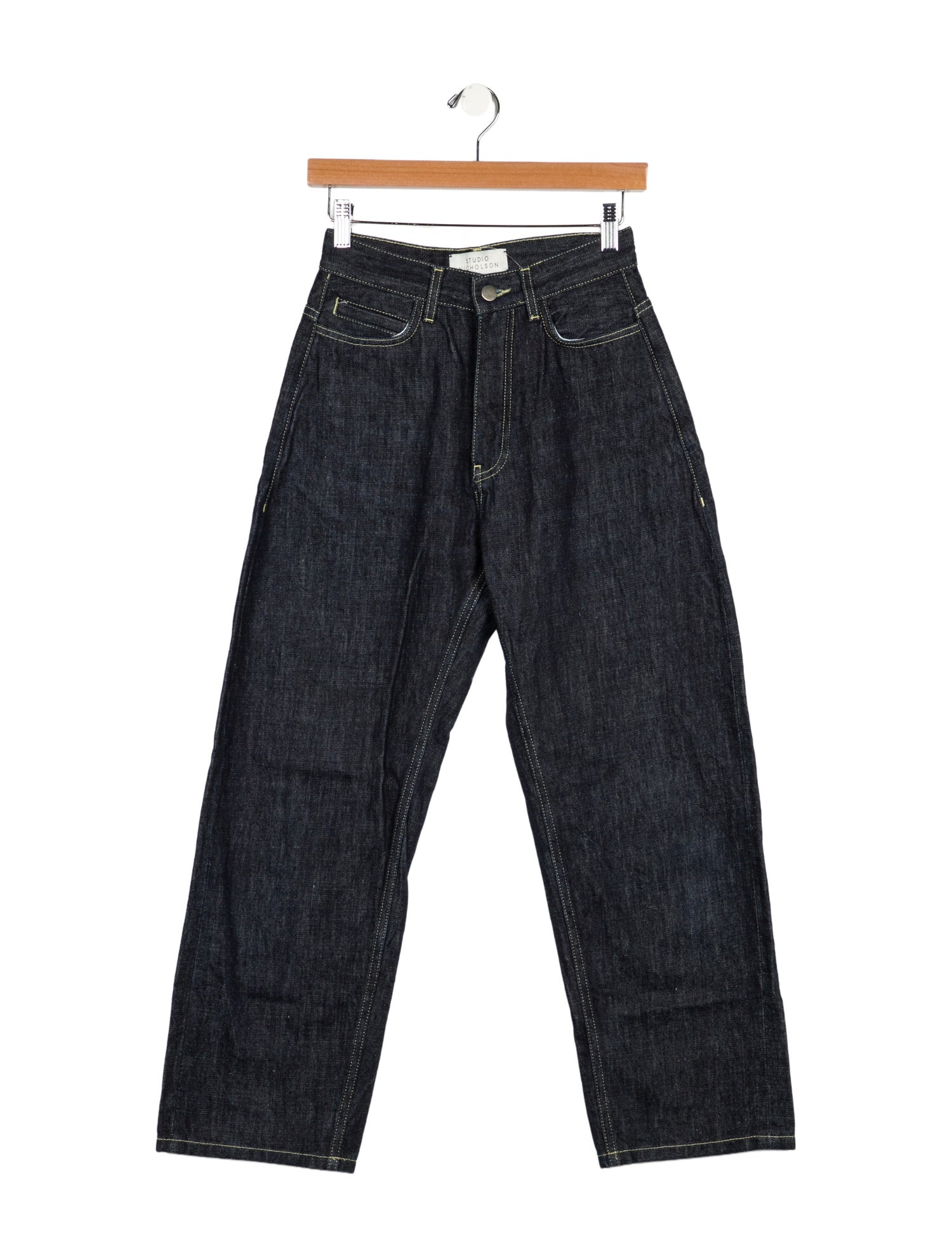 Studio Nicholson High-Rise Wide Leg Jeans