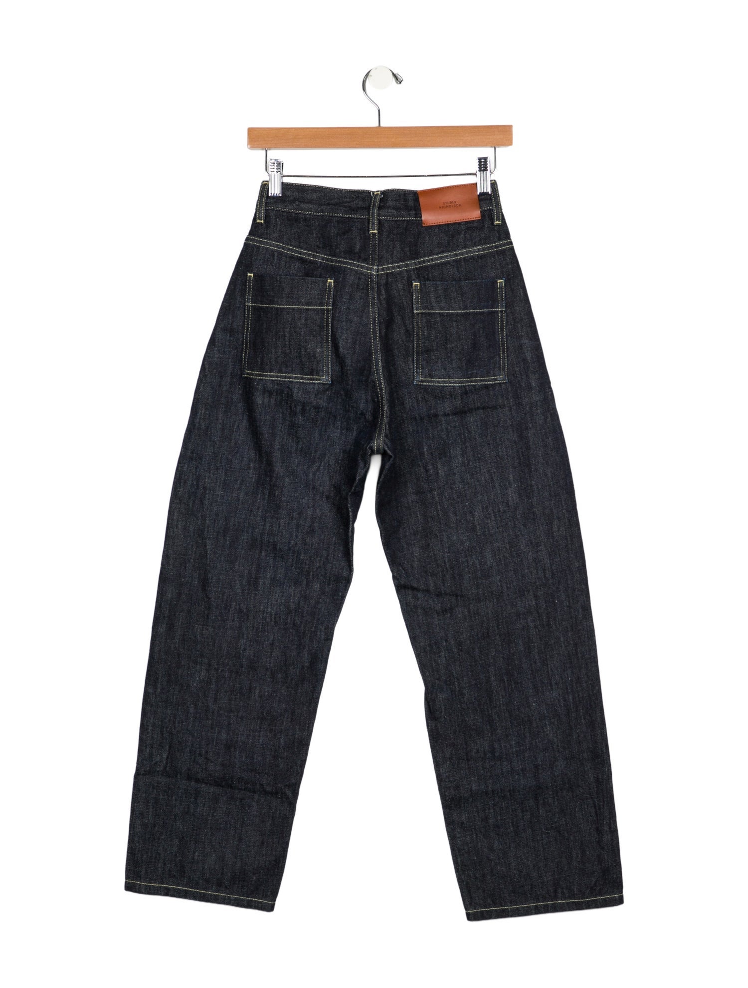 Studio Nicholson High-Rise Wide Leg Jeans