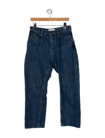 Studio Nicholson High-Rise Straight Leg Jeans