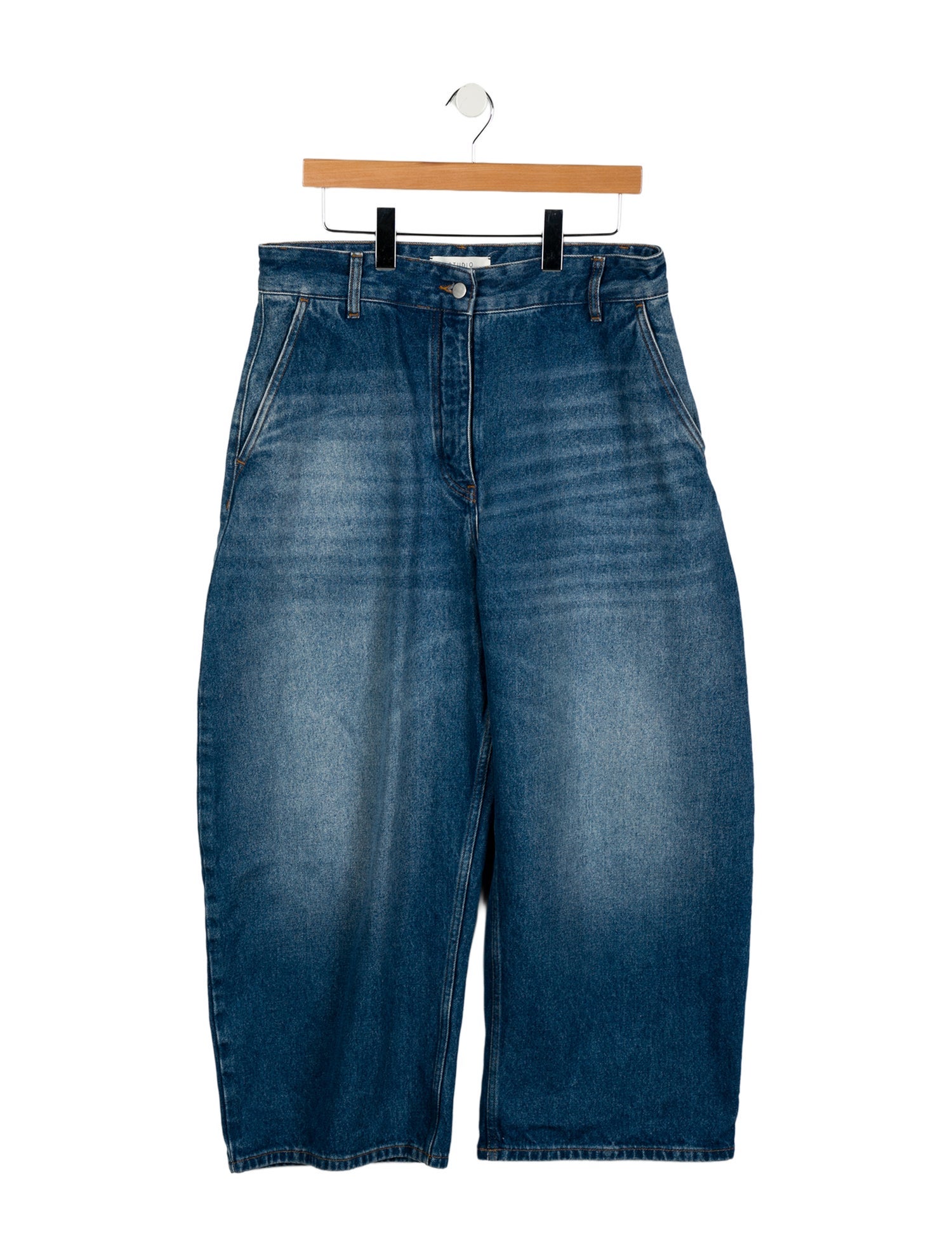 Studio Nicholson High-Rise Wide Leg Jeans