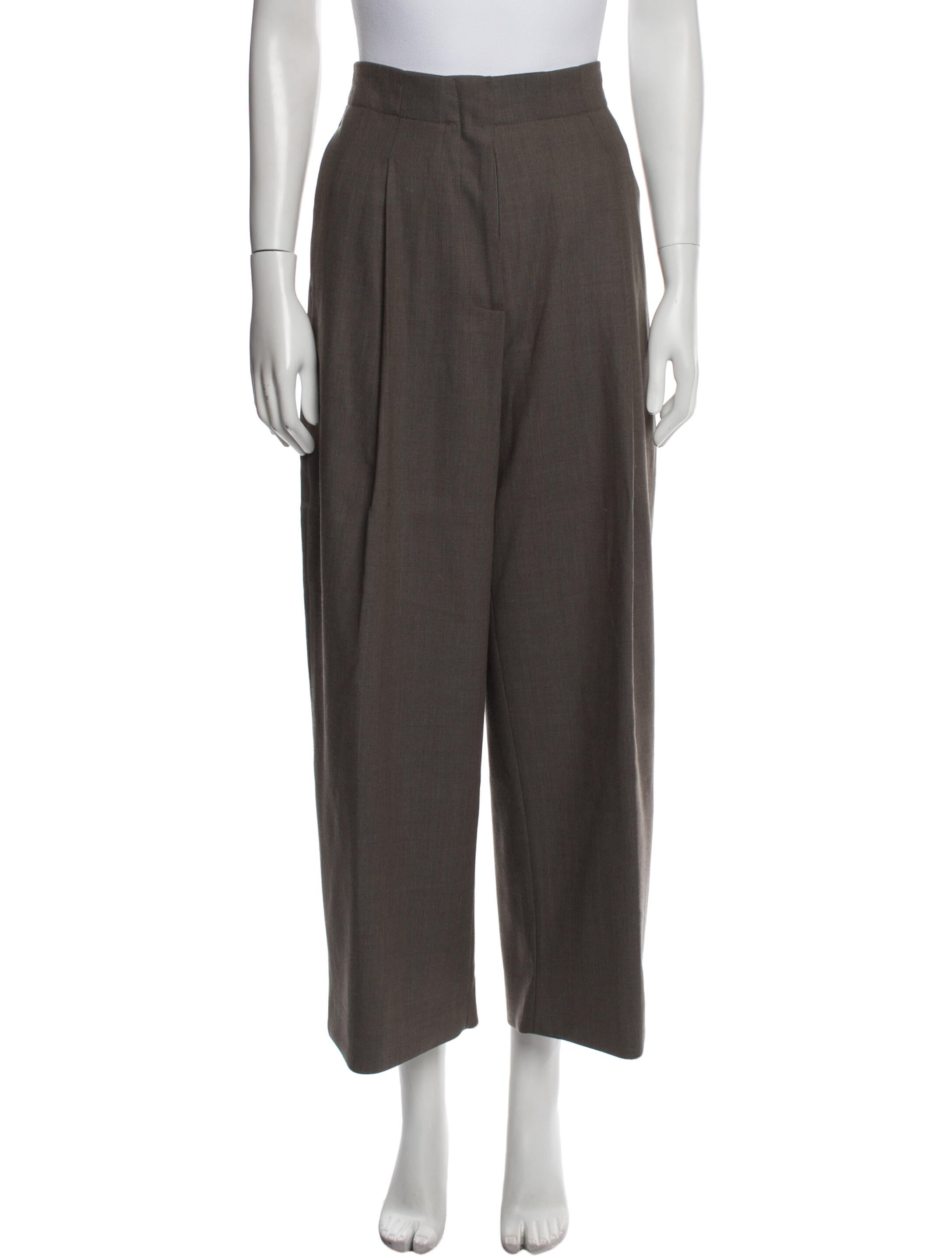 Studio Nicholson Virgin Wool Wide Leg Pants