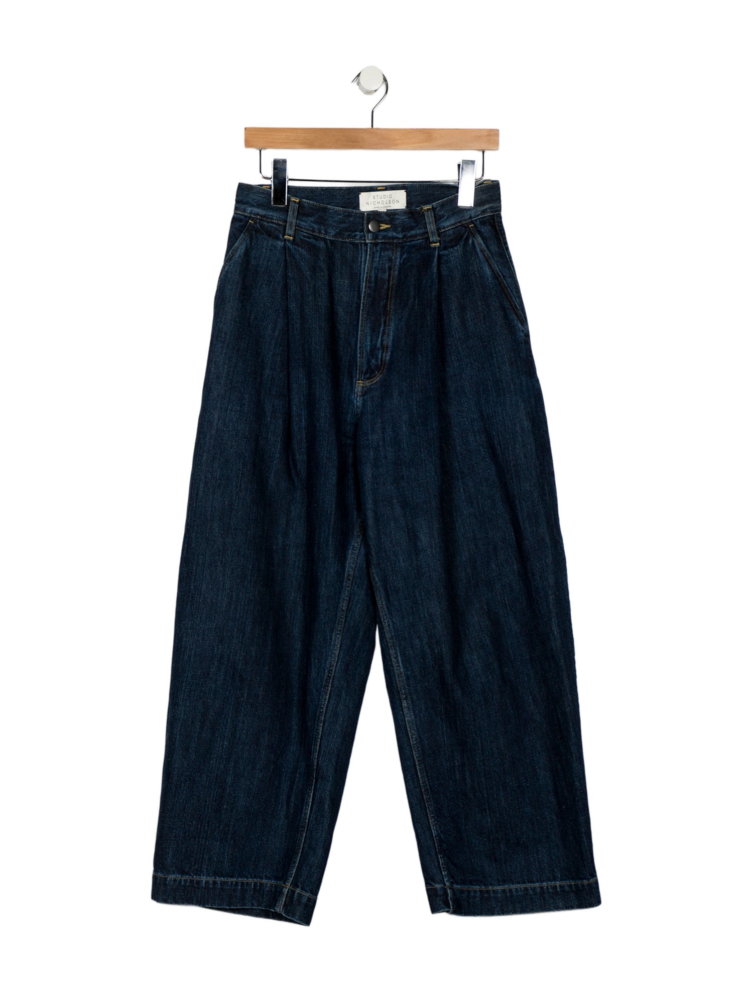 Studio Nicholson High-Rise Wide Leg Jeans