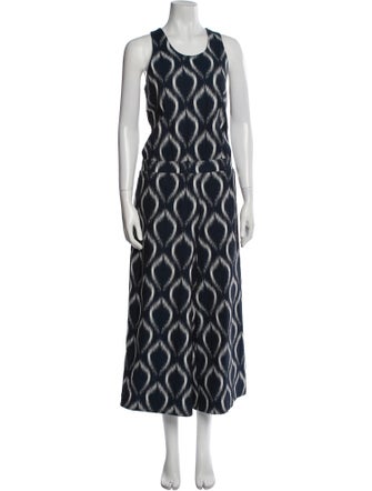 Studio Nicholson Printed Scoop Neck Jumpsuit