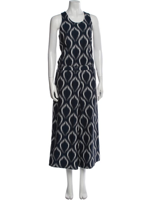 Studio Nicholson Printed Scoop Neck Jumpsuit