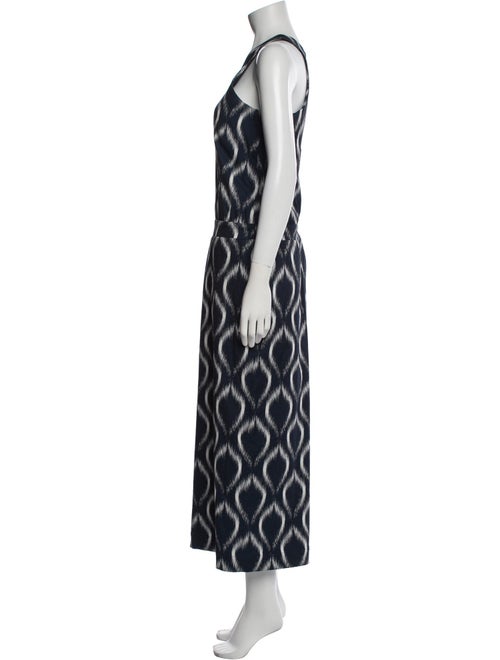 Studio Nicholson Printed Scoop Neck Jumpsuit