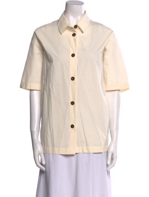Studio Nicholson Short Sleeve Button-Up Top