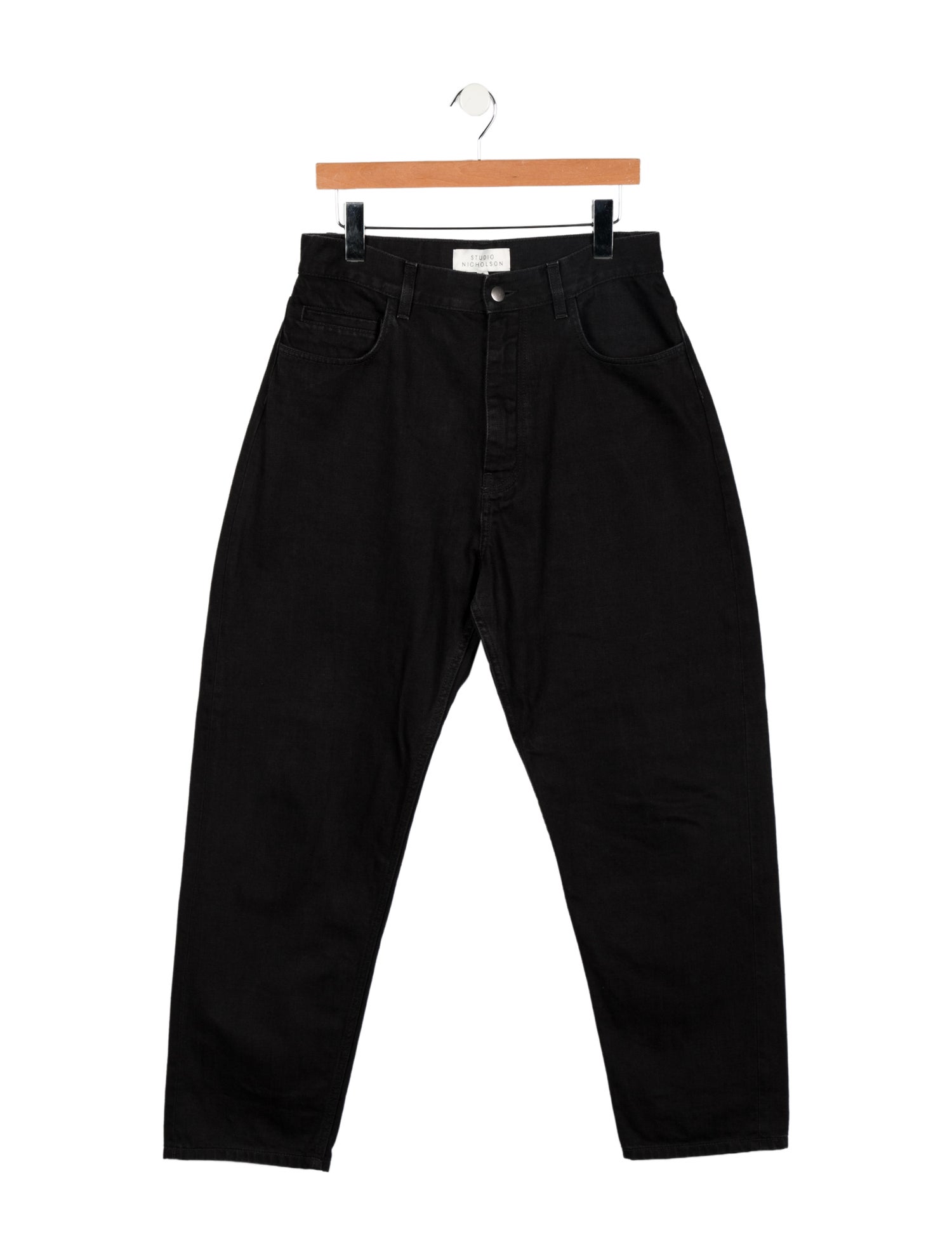 Studio Nicholson High-Rise Straight Leg Jeans