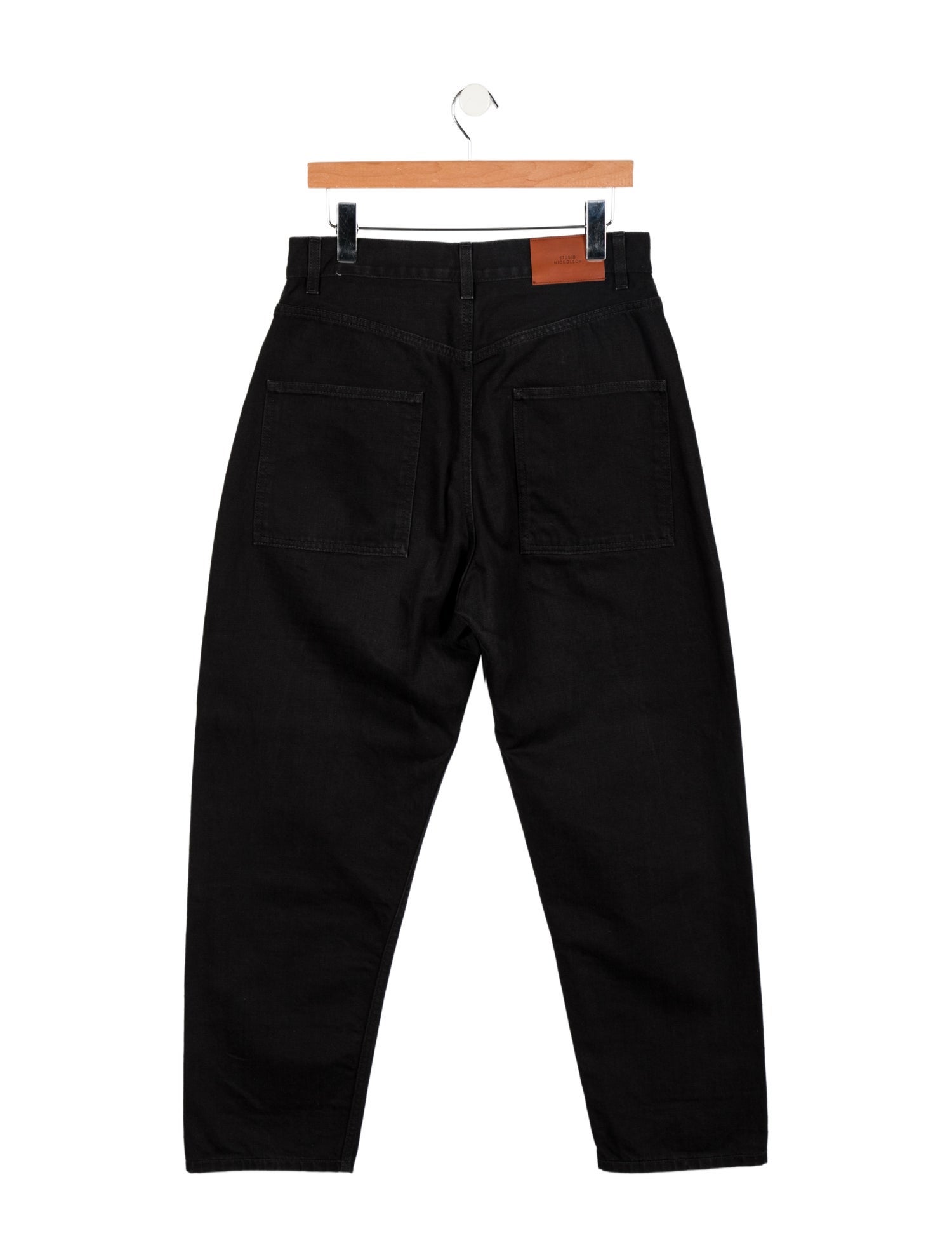 Studio Nicholson High-Rise Straight Leg Jeans