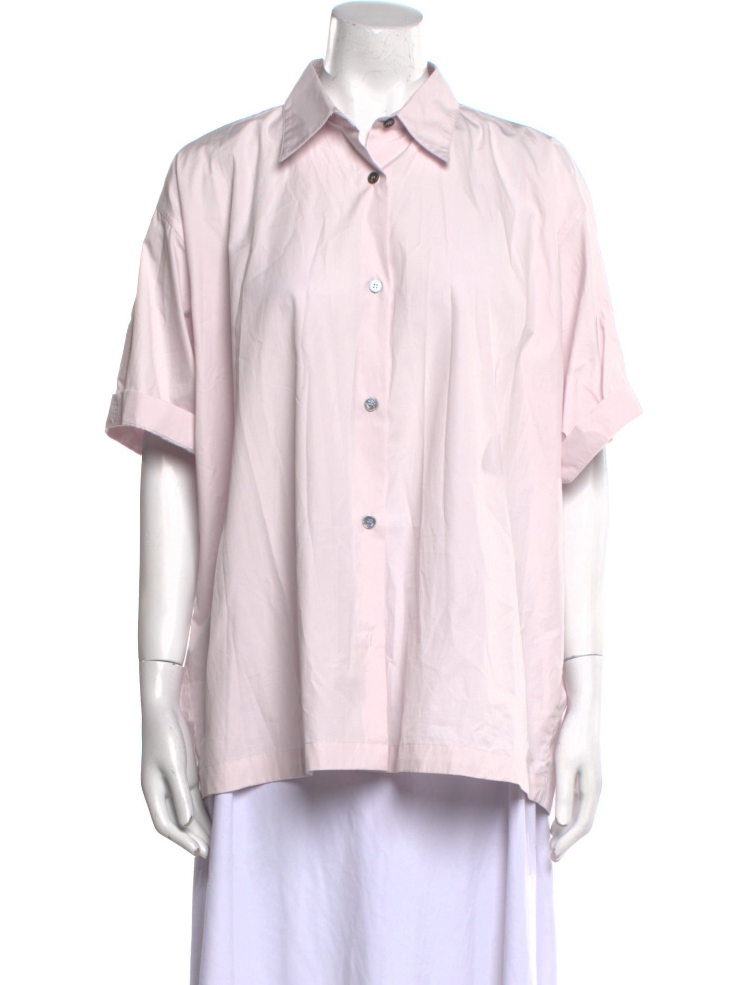 Studio Nicholson Short Sleeve Button-Up Top