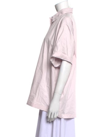 Studio Nicholson Short Sleeve Button-Up Top