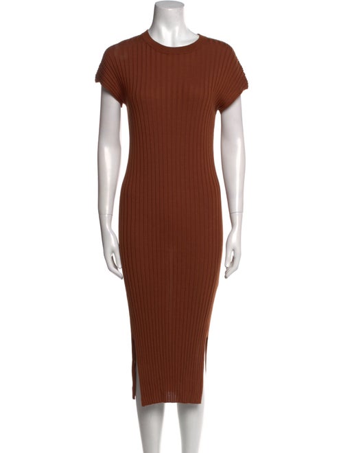 Studio Nicholson Crew Neck Midi Length Dress