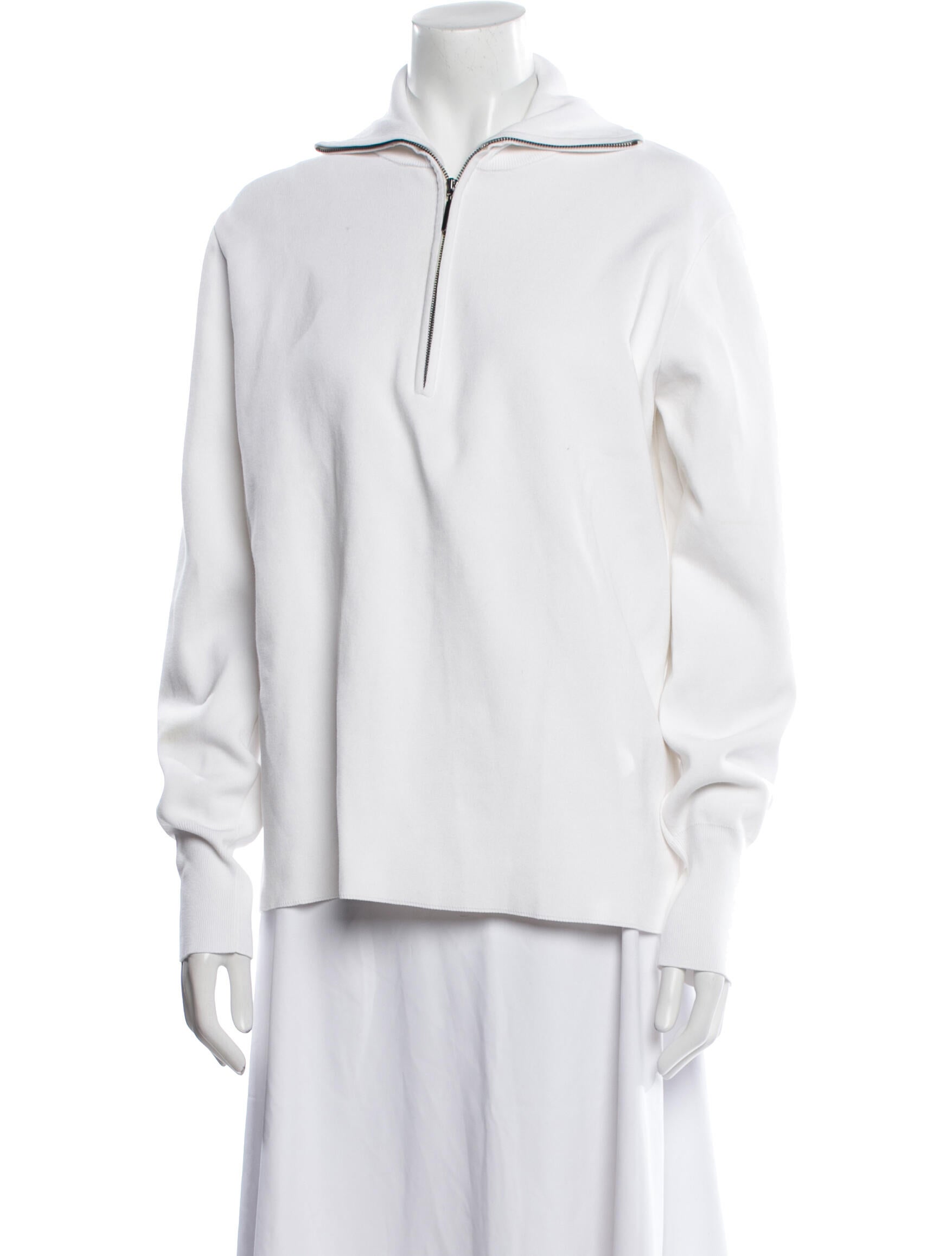 Studio Nicholson V-Neck Long Sleeve Sweatshirt