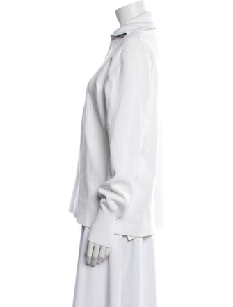 Studio Nicholson V-Neck Long Sleeve Sweatshirt