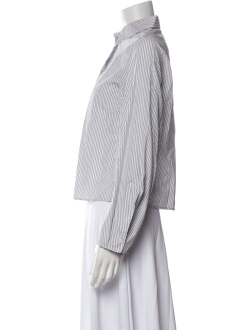 Studio Nicholson Striped Long Sleeve Button-Up Top