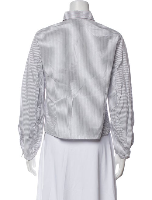Studio Nicholson Striped Long Sleeve Button-Up Top