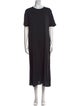 Studio Nicholson Crew Neck Midi Length Dress
