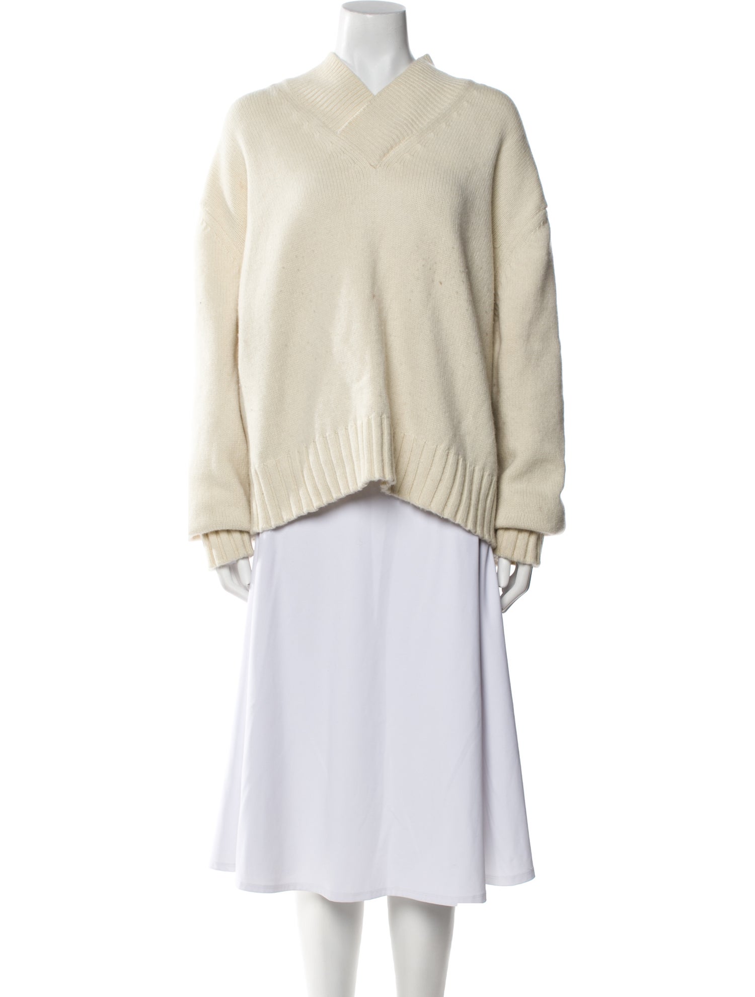 Studio Nicholson Lambswool V-Neck Sweater