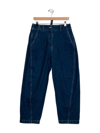 Studio Nicholson High-Rise Straight Leg Jeans