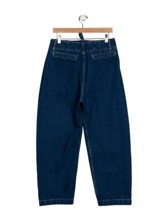 Studio Nicholson High-Rise Straight Leg Jeans
