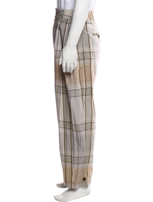 Studio Nicholson Plaid Print Pants