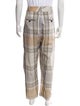 Studio Nicholson Plaid Print Pants