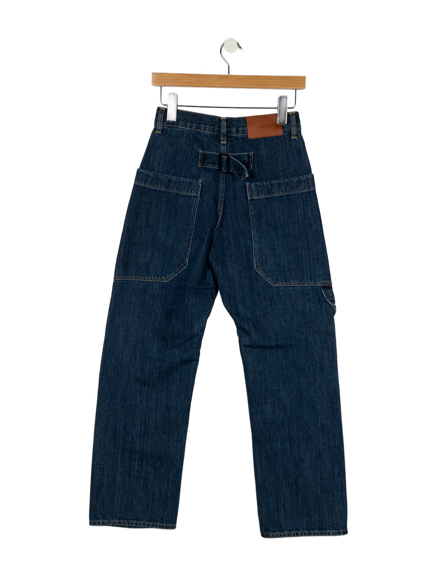 Studio Nicholson High-Rise Wide Leg Jeans