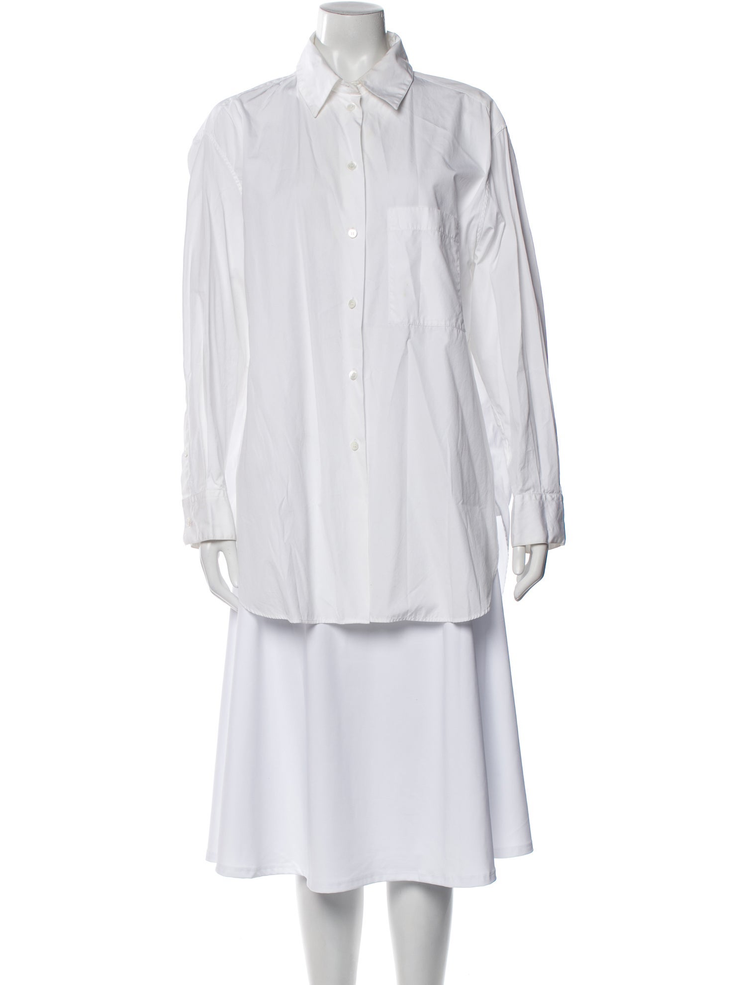Studio Nicholson Long Sleeve Button-Up Top