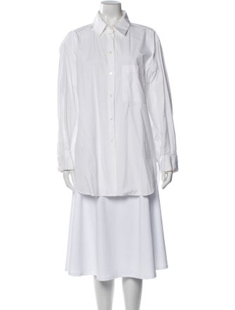 Studio Nicholson Long Sleeve Button-Up Top
