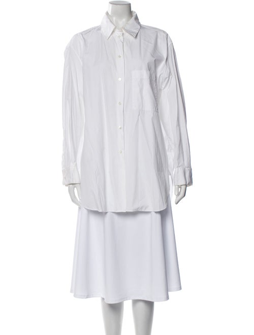 Studio Nicholson Long Sleeve Button-Up Top