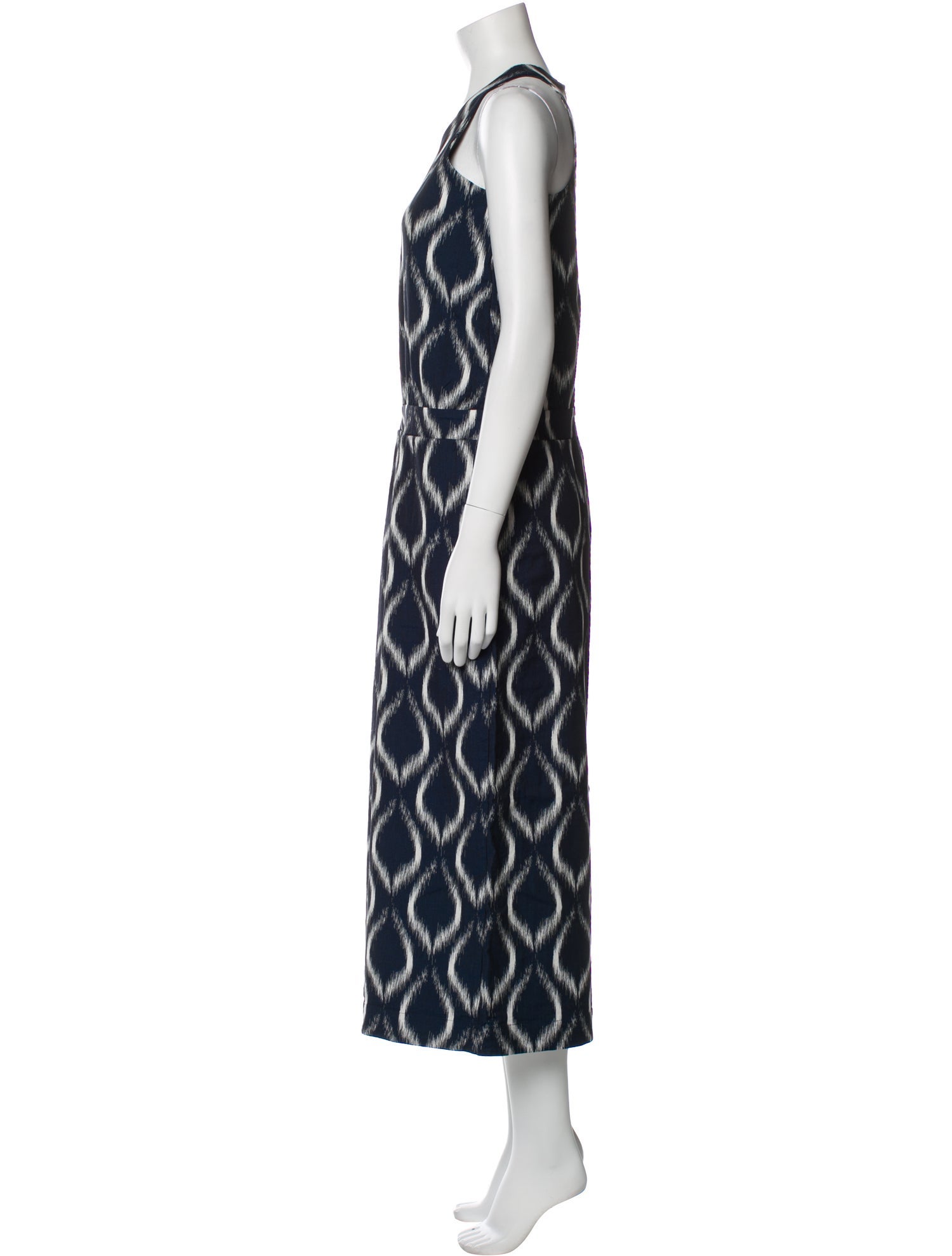 Studio Nicholson Printed Crew Neck Jumpsuit