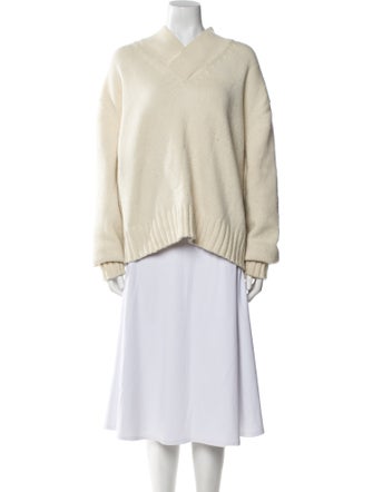 Studio Nicholson Lambswool V-Neck Sweater