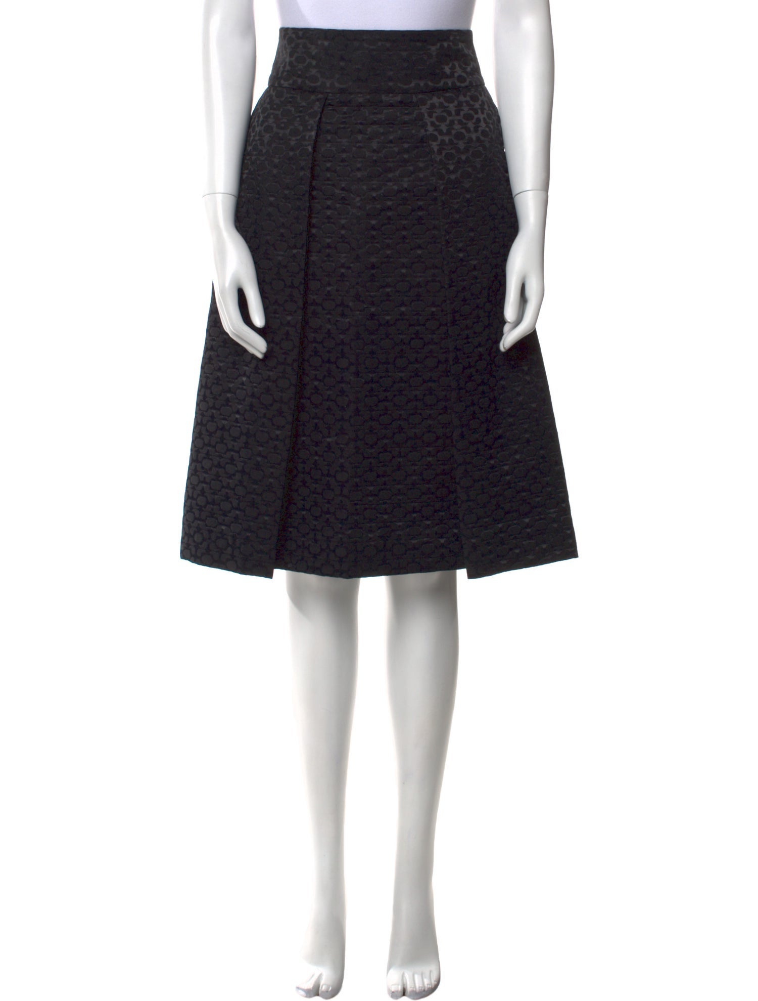 Studio Nicholson Pleated Accents Knee-Length Skirt