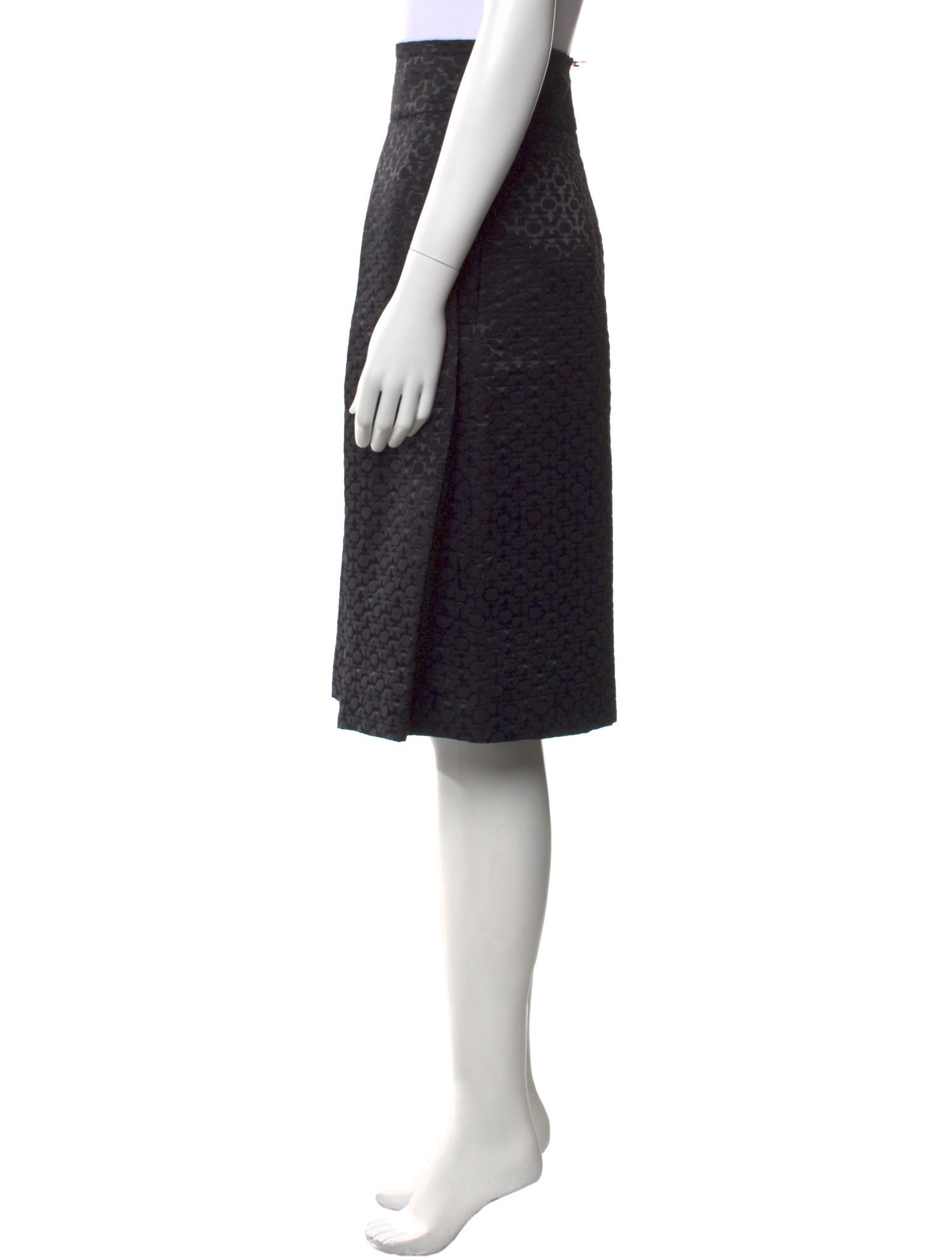 Studio Nicholson Pleated Accents Knee-Length Skirt