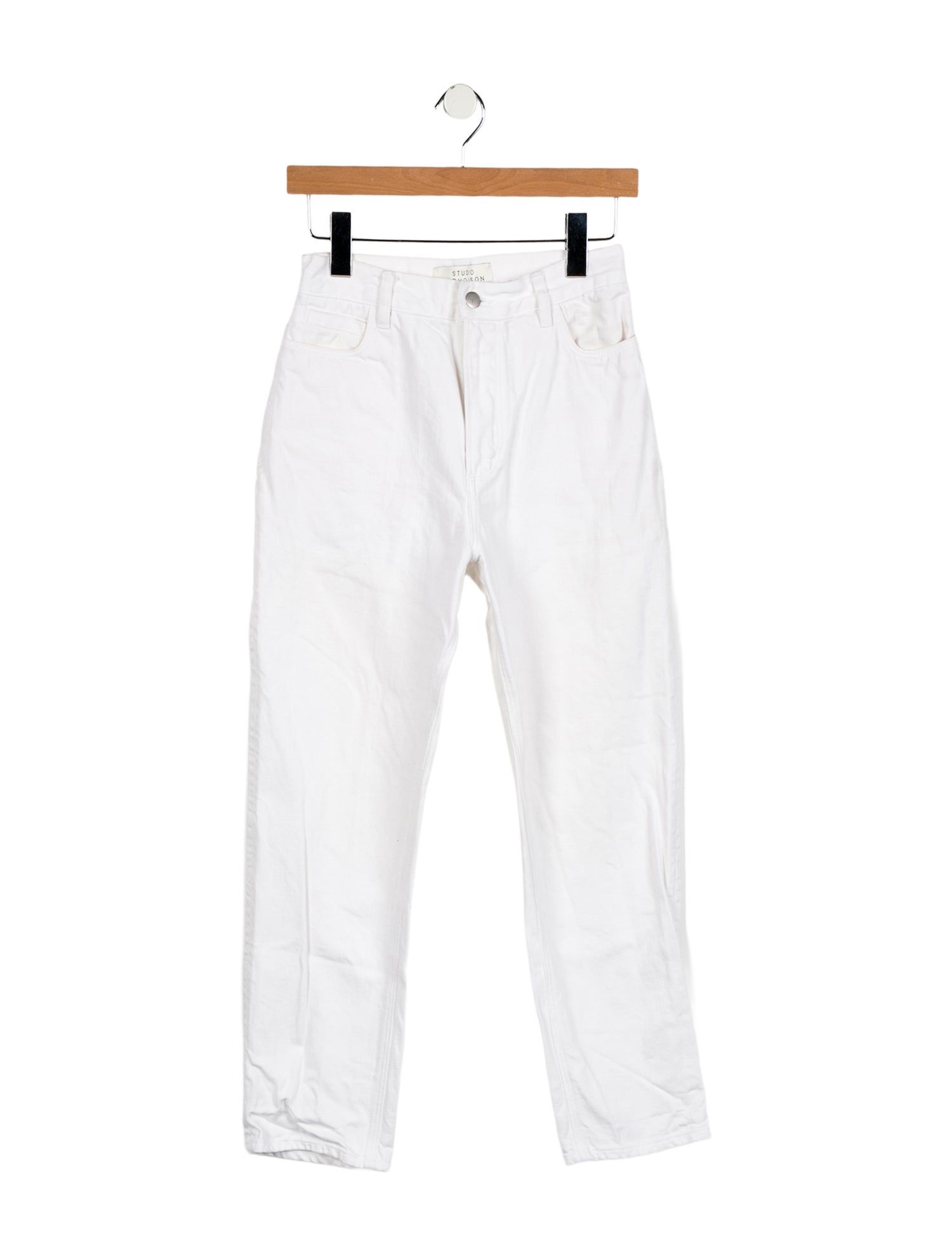 Studio Nicholson High-Rise Straight Leg Jeans