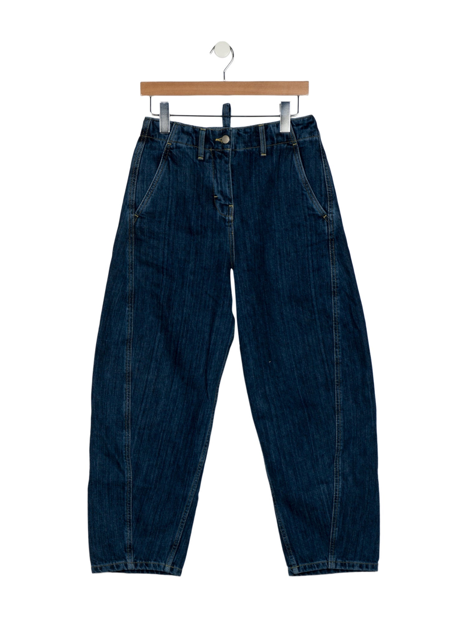 Studio Nicholson High-Rise Straight Leg Jeans