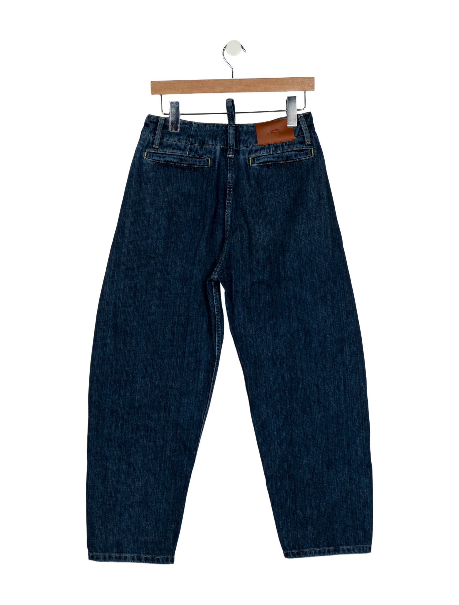 Studio Nicholson High-Rise Straight Leg Jeans
