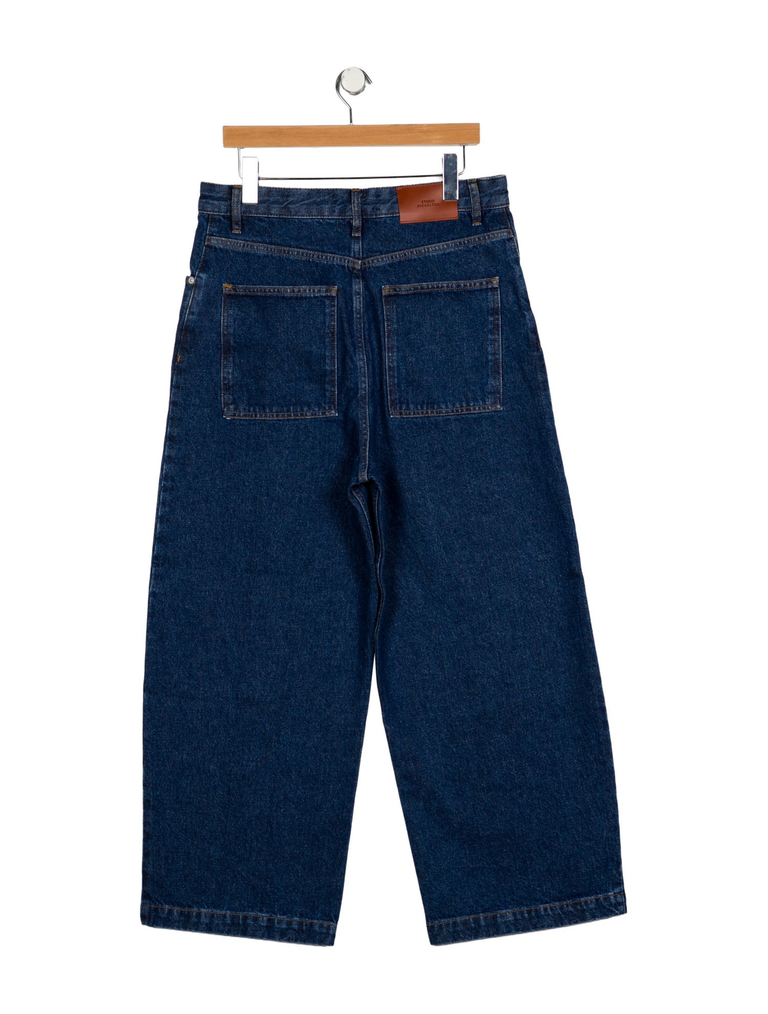 Studio Nicholson High-Rise Wide Leg Jeans