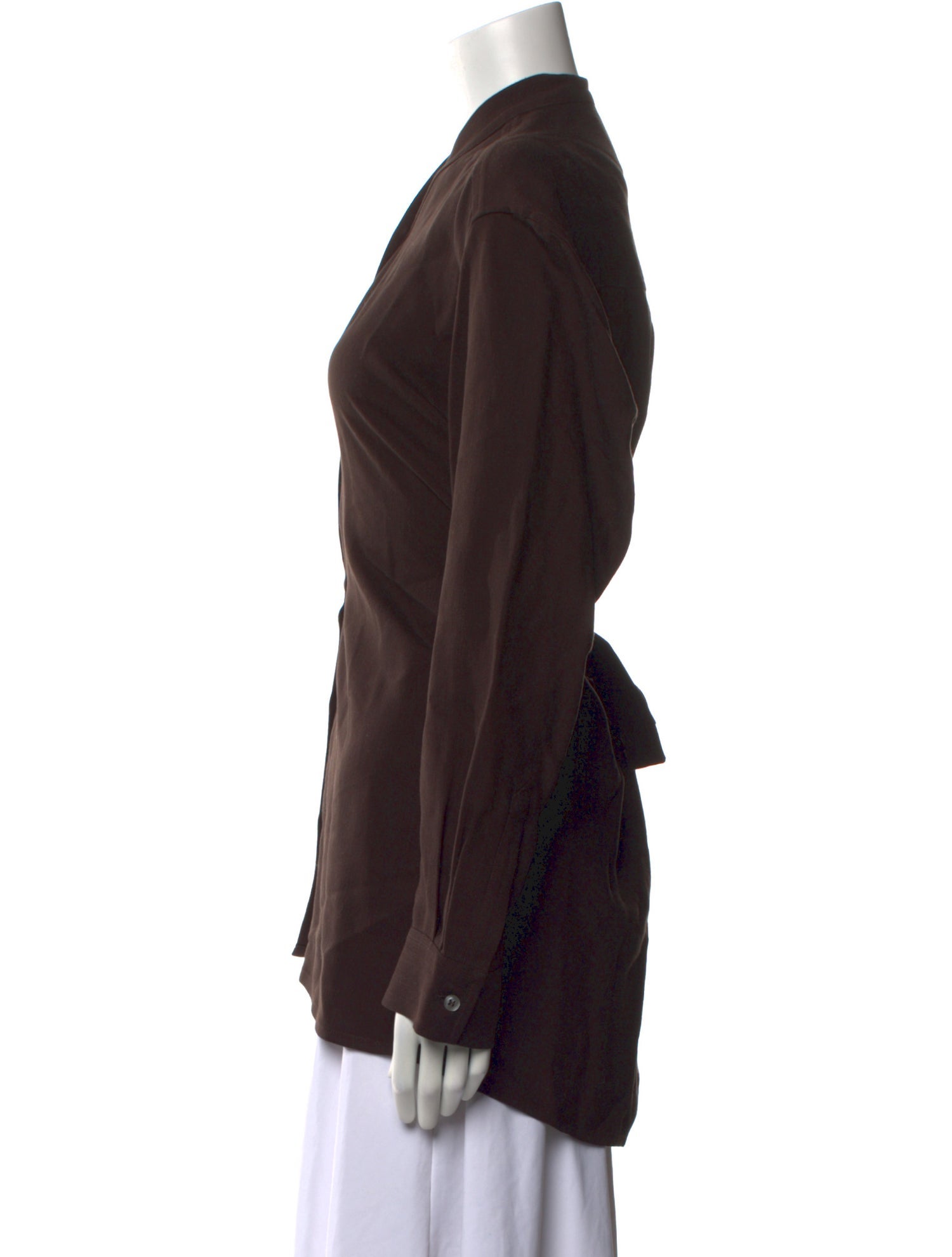 Studio Nicholson Long Sleeve Button-Up Top