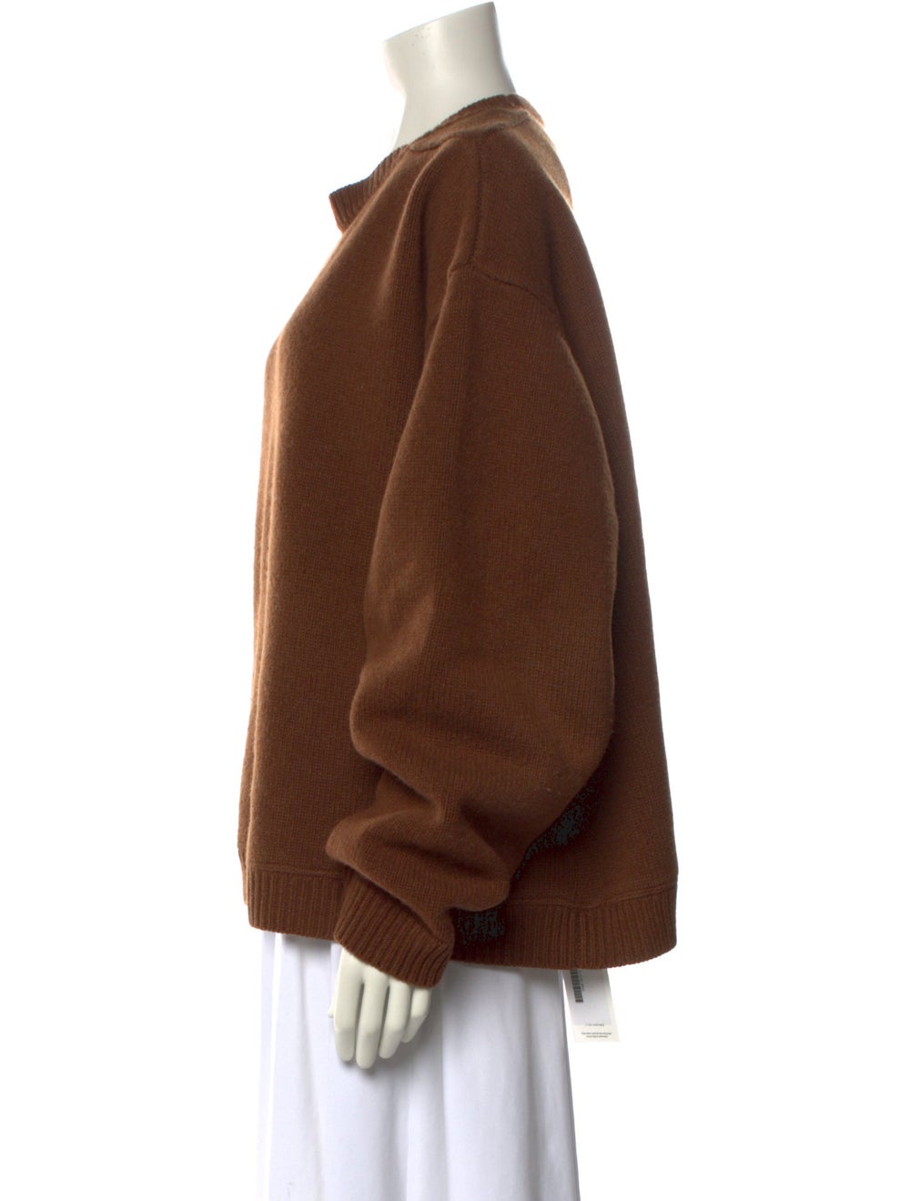 Studio Nicholson Lambswool Pullover Brown Long Sl… - image 2