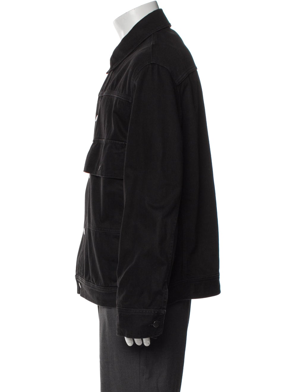 Studio Nicholson Denim Jacket Black Patch Pockets - image 2