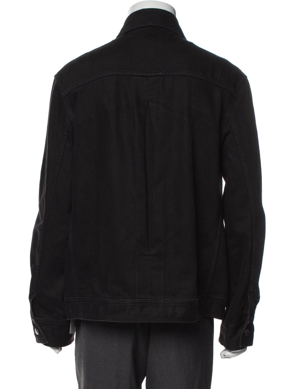 Studio Nicholson Denim Jacket Black Patch Pockets - image 3