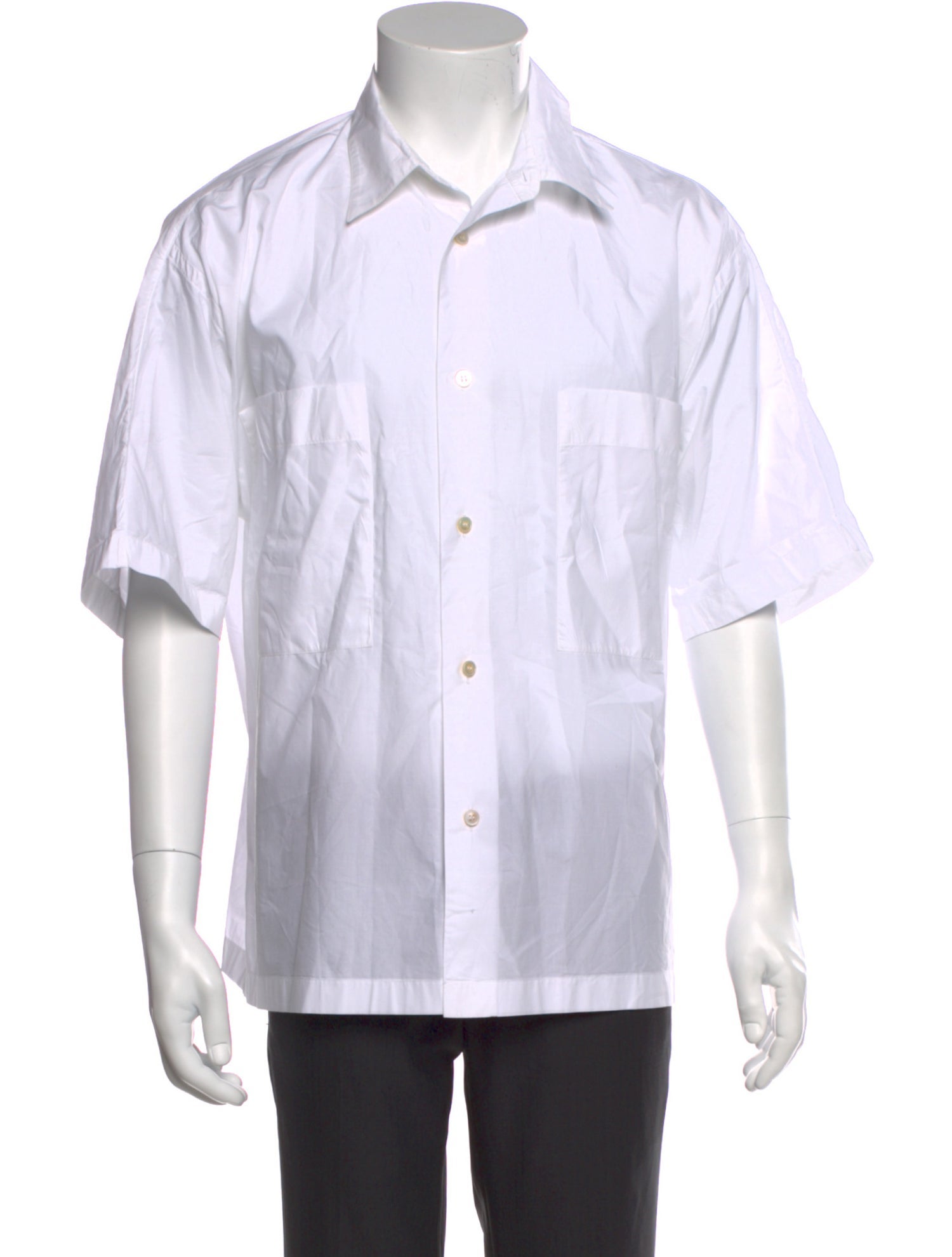 Studio Nicholson Striped Short Sleeve Shirt