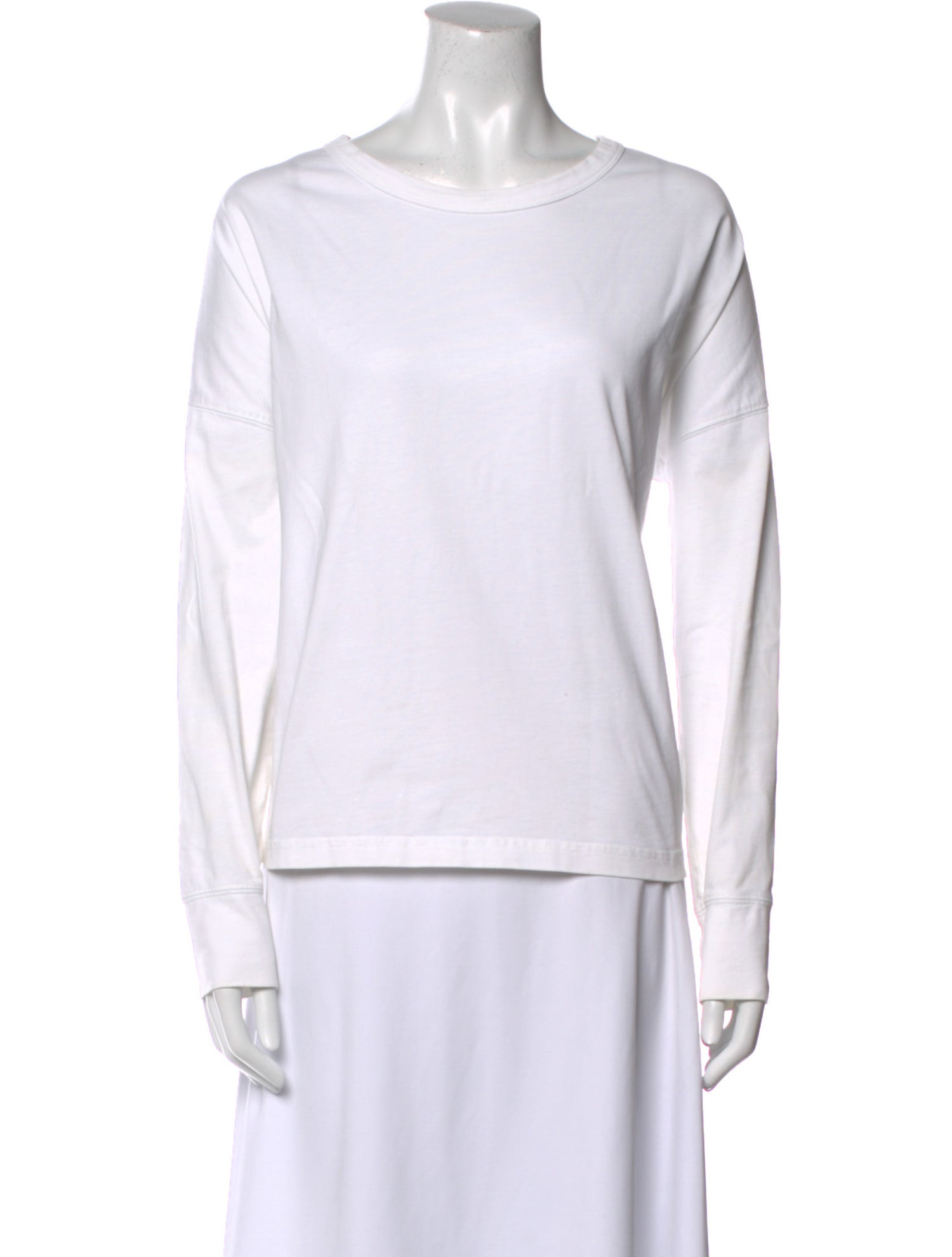 Studio Nicholson Bateau Neckline Long Sleeve Sweatshirt