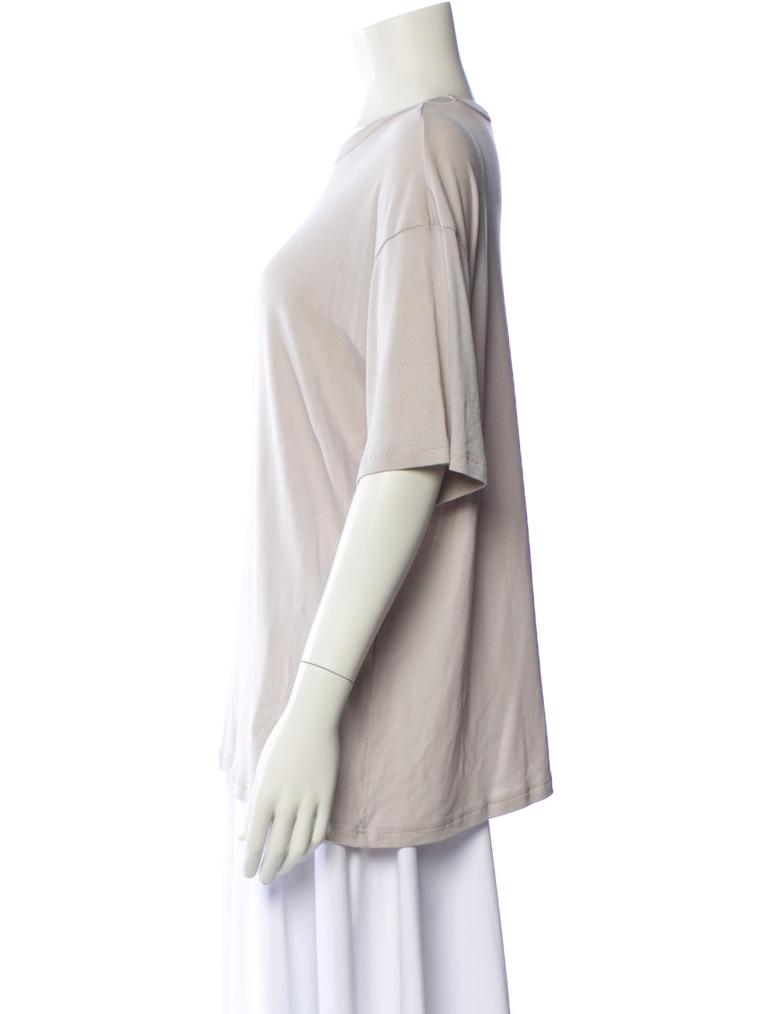 Studio Nicholson Bateau Neckline Short Sleeve T-Shirt