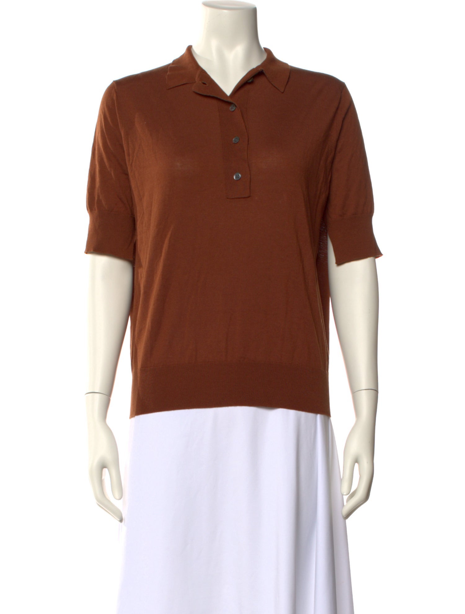 Studio Nicholson V-Neck Short Sleeve Polo w/ Tags