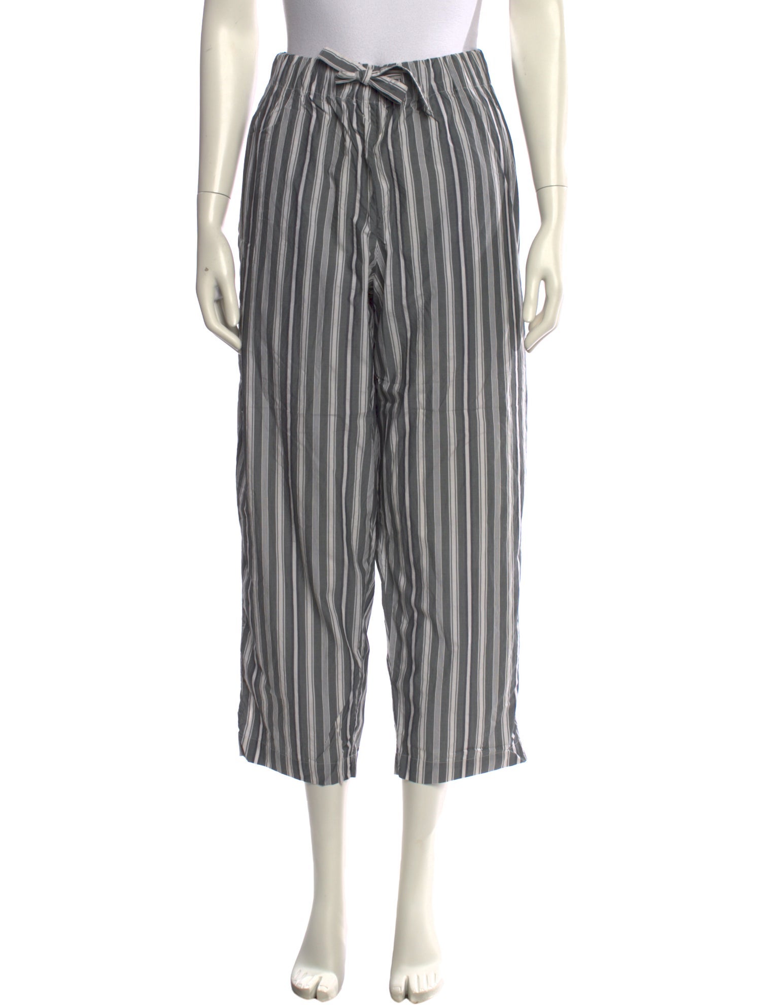 Studio Nicholson Striped Wide Leg Pants