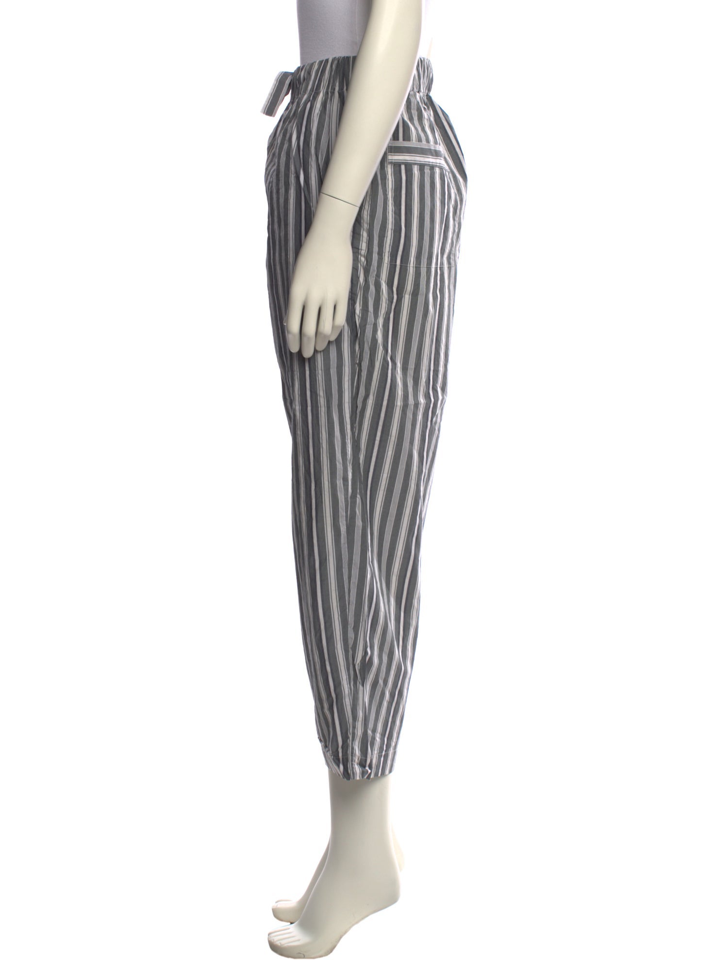 Studio Nicholson Striped Wide Leg Pants