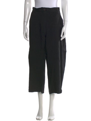 Pre-owned Studio Nicholson Wide Leg Pants In Black